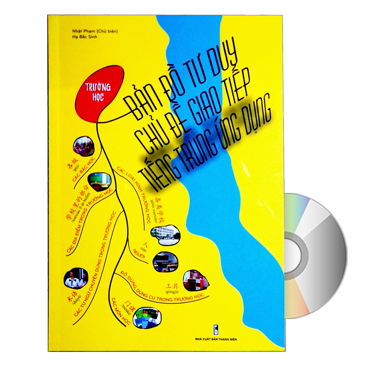 Bản Đồ Tư Duy Chủ Đề Giao Tiếp Tiếng Trung Ứng Dụng (in màu, hình ảnh minh họa) + DVD audio tài liệu