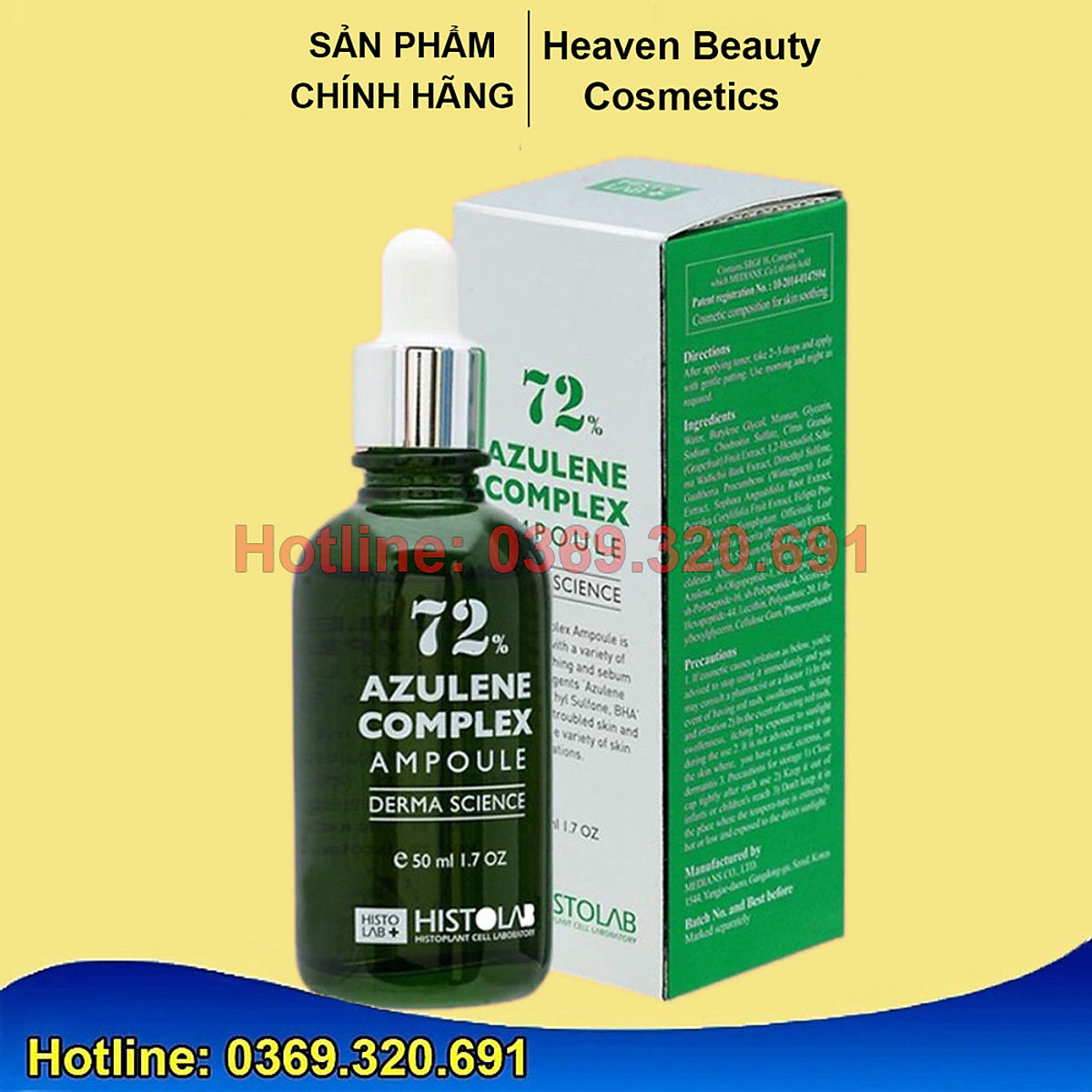 Mua Tinh chất dành cho da mụn Histolab Azulene Complex Ampoule 72