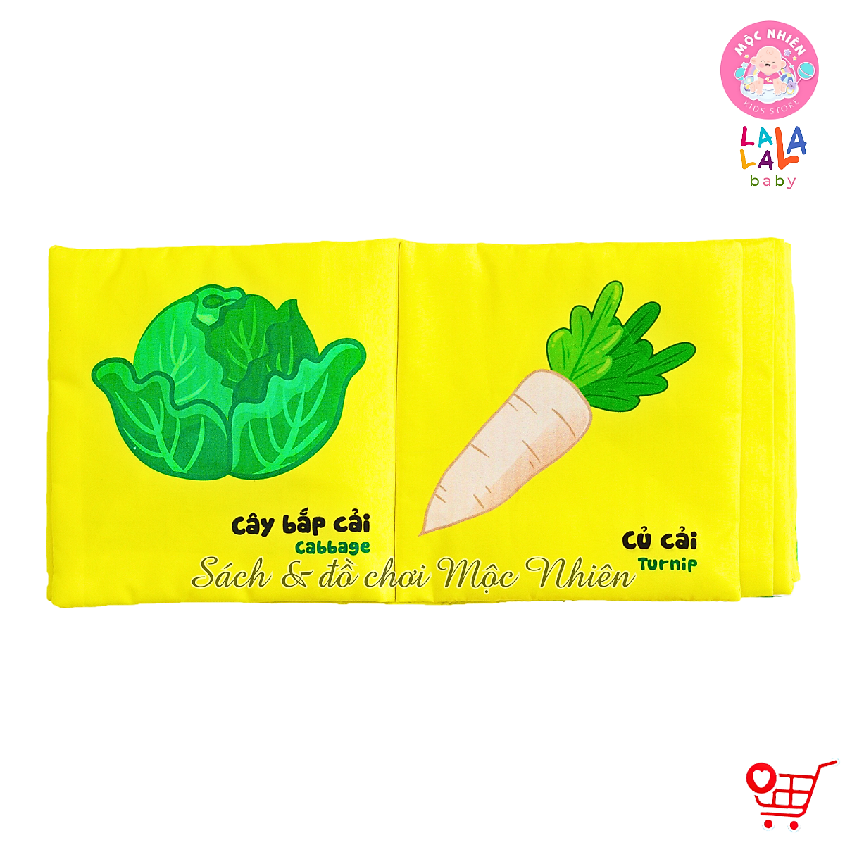 Sách Vải Đa Tương Tác Kích Thích Thị Giác Cho Bé Sơ Sinh My Very First Book - Lalala Baby (Nhiều chủ đề)