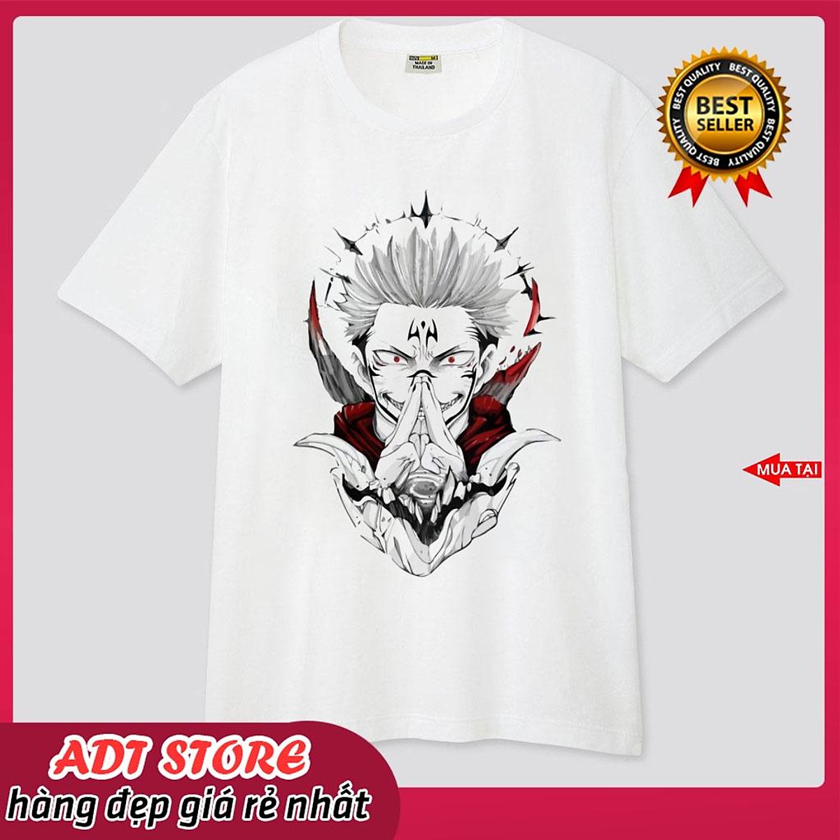 Áo thun unisex anime Jujutsu Kaisen Satoru Gojo Chibi Anime Yuji ...