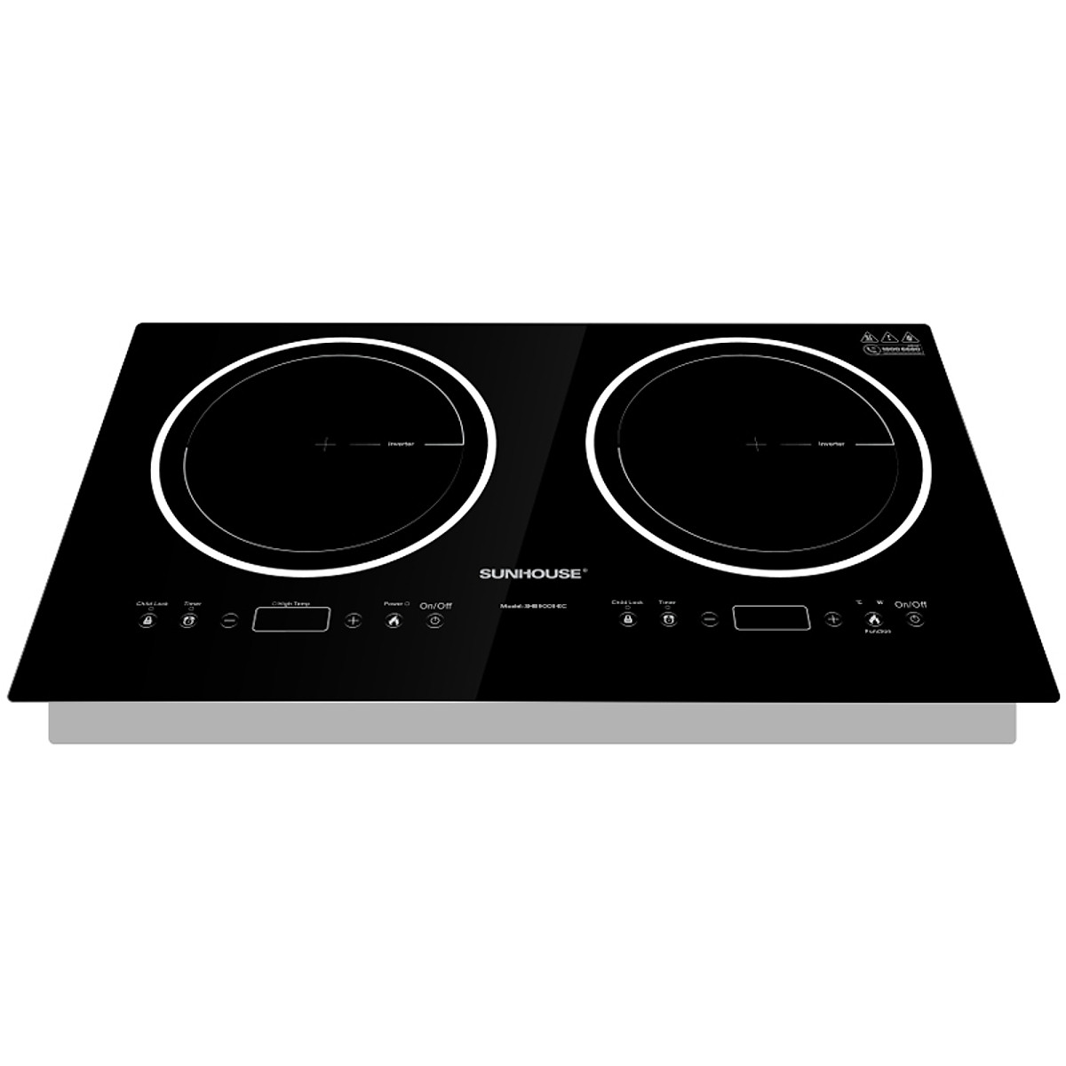 Bếp Âm Từ Đôi Sunhouse SHB9003-EC (70 cm) - Hàng Chính Hãng
