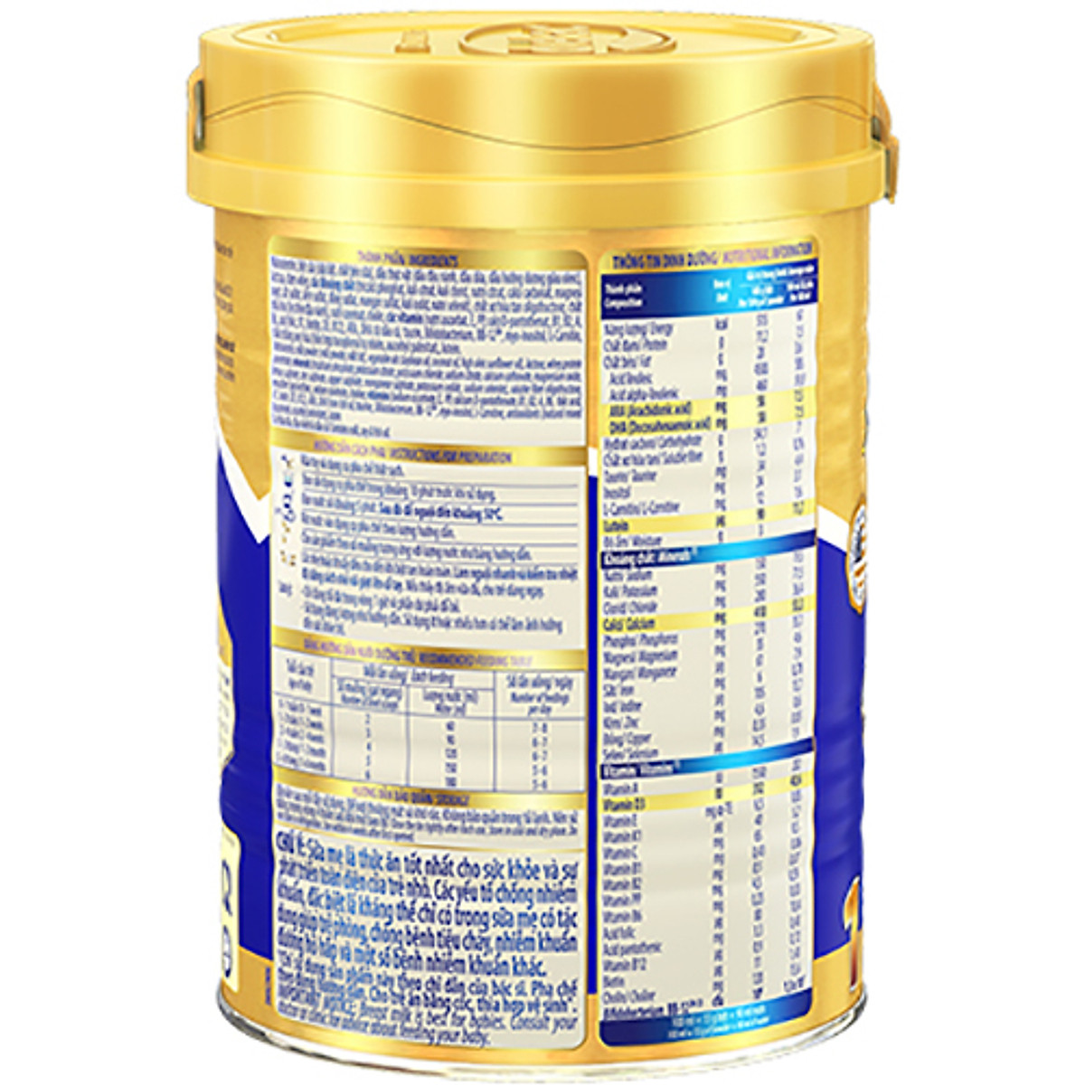 Sữa Bột Vinamilk Dielac Alpha Gold IQ Step 1 Hộp Thiếc (400g)