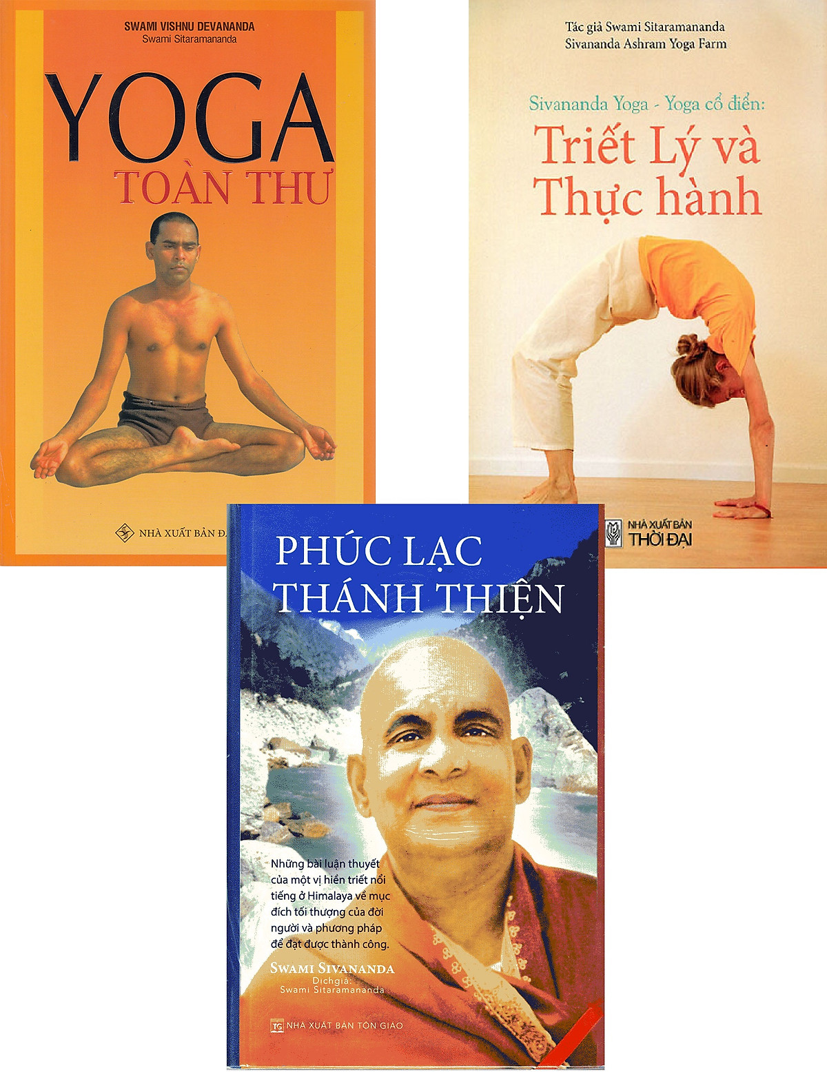Combo 3 Quyển Phúc Lạc Thánh Thiện + Yoga Cổ Điển: Triết Lý Và Thực Hành + Yoga Toàn Thư