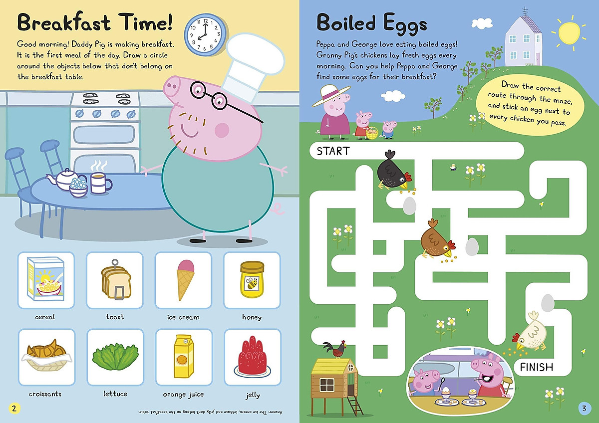 Peppa Pig: Yum! Yum! Yum! Sticker Activity Book