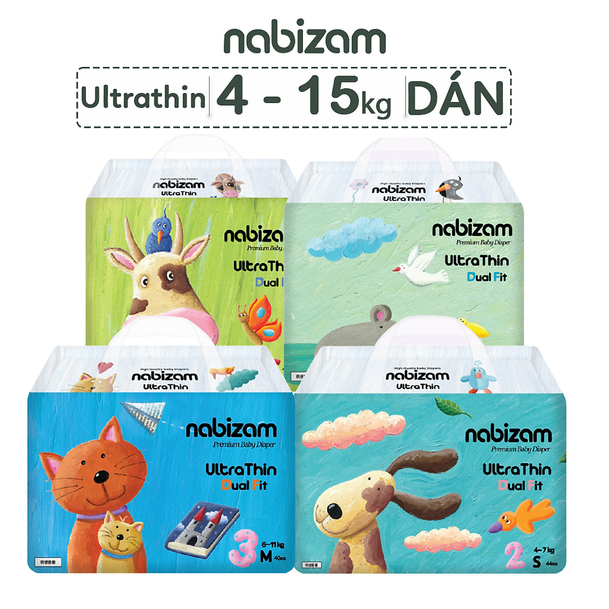 NABIZAM UTRA THIN TÃ DÁN L36 9-12KG