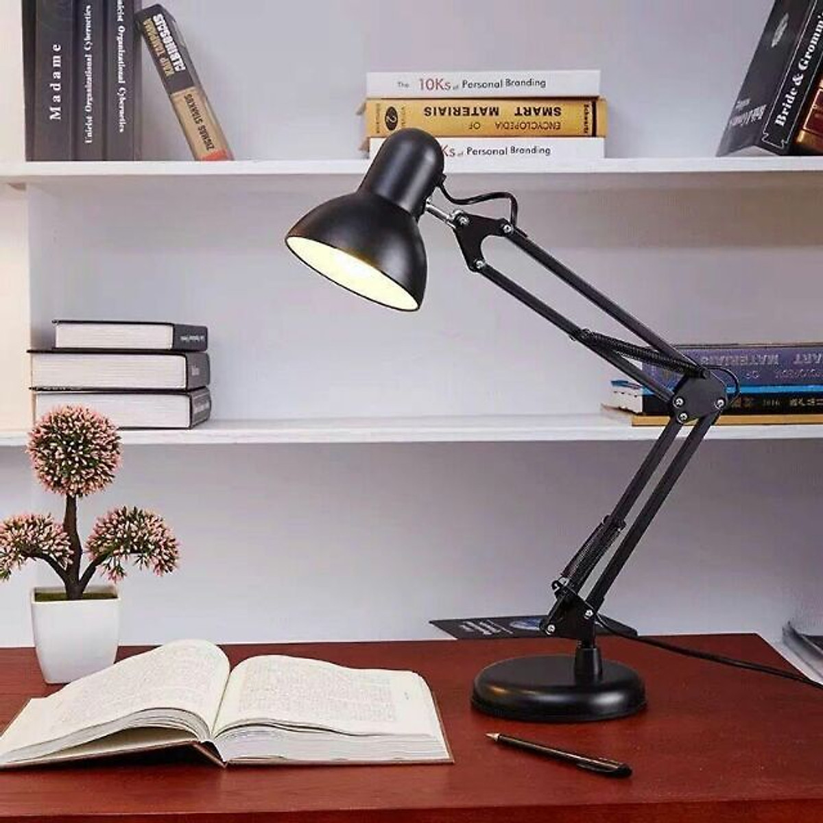 Đèn Để Bàn, Đèn Học Chống Cận Xoay 360 - Kèm Kẹp Bàn chống xê dịch và bóng đèn