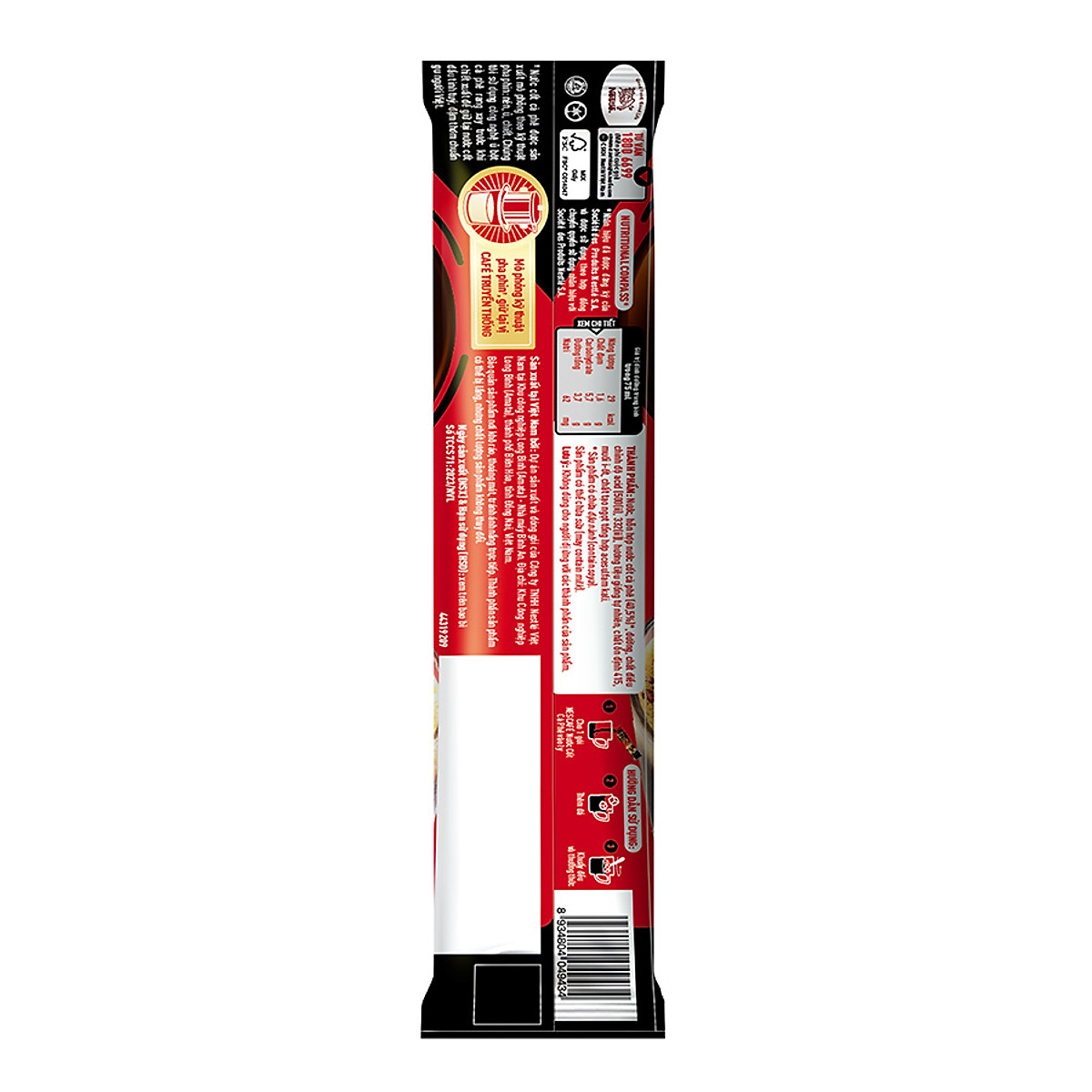 Combo 2 hộp nước cốt cà phê NESCAFÉ - CÀ PHÊ ĐEN ĐÁ (2 hộp x 5 gói x 75ml)
