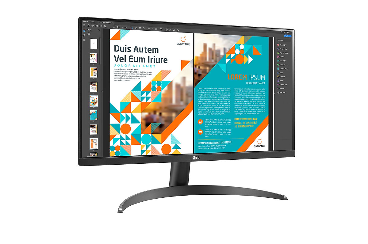 Màn hình LCD LG 24QP500-B 23.8 inch IPS 2K QHD - Hàng Chính Hãng