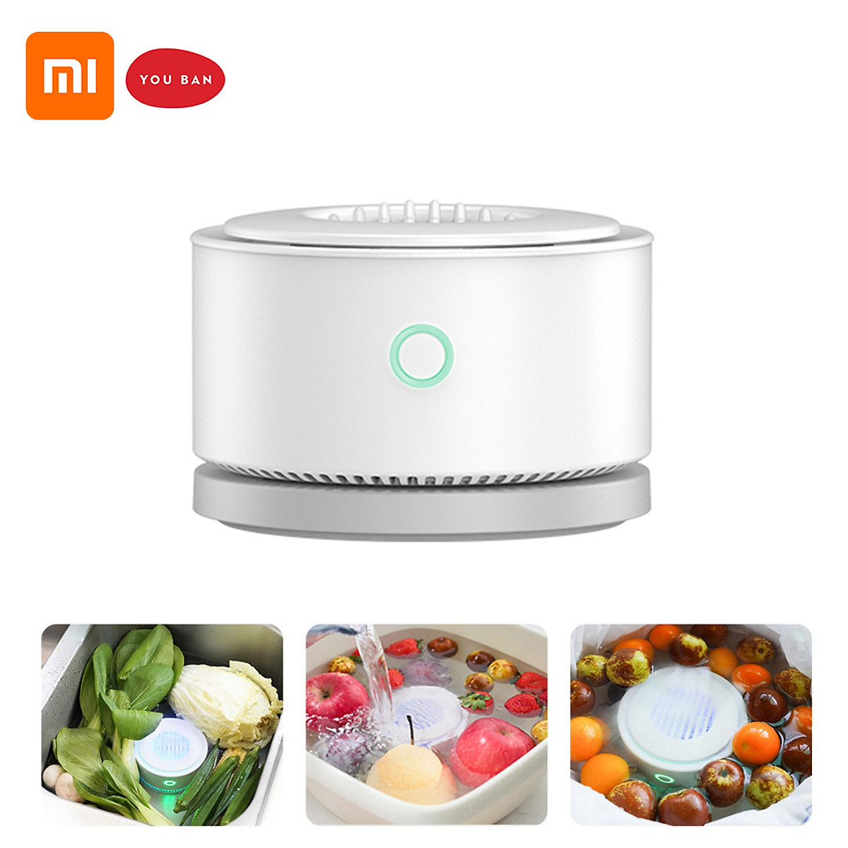 Máy Rửa & Khử Trùng Rau Quả Xiaomi YOUBAN UPS-01 Hiệu Quả 99.99% + Chống Thấm Nước