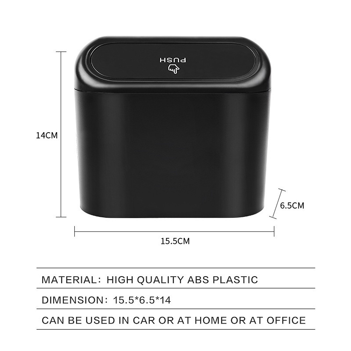 Thùng rác mini ô tô, thùng đựng rác ô tô xe hơi nhỏ gọn đa năng gắn cửa xe sau ghế tiện dụng
