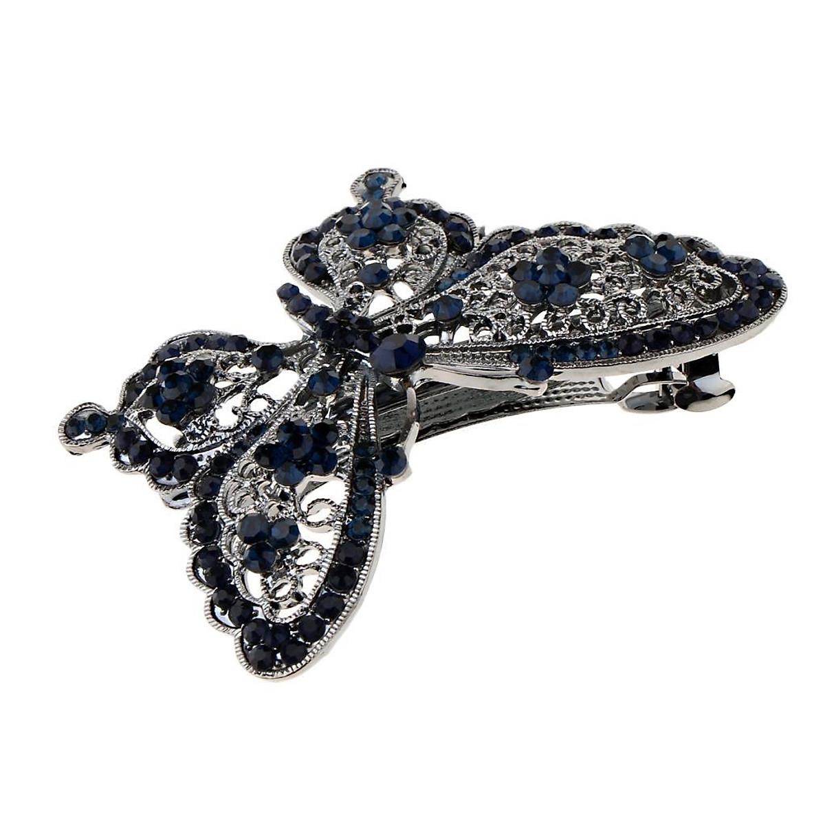 Mua Crystal Rhinestone Butterfly Automatic Spring Hair Barrette Hairpin Jewelry Ponytail Holder Hair Clips Ornament Mua Crystal Rhinestone Butterfly Automatic Spring Hair Barrette Hairpin Jewelry Ponytail Holder Hair Clips Ornament