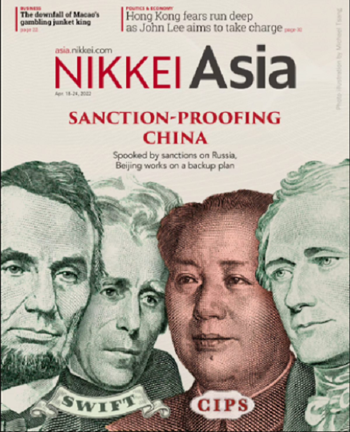 Nikkei Asian Review: Nikkei Asia - 2022: SANCTION-PROOFING CHINA - 16.22 tạp chí kinh tế nước ngoài, nhập khẩu từ Singapore