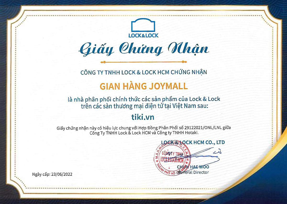Bình Giữ Nhiệt Vacuum Bottle Lock&Lock màu bạc LHC6180-SLV 800ml, Hàng chính hãng, thép không gỉ, độ bền cao - JoyMall