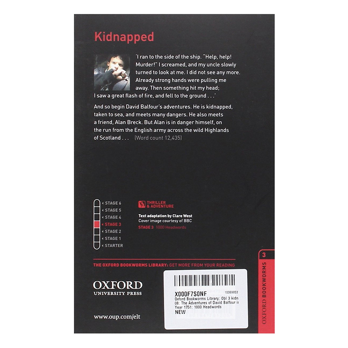 Oxford Bookworms Library Stage 3 Kidnapped Tiki Vn