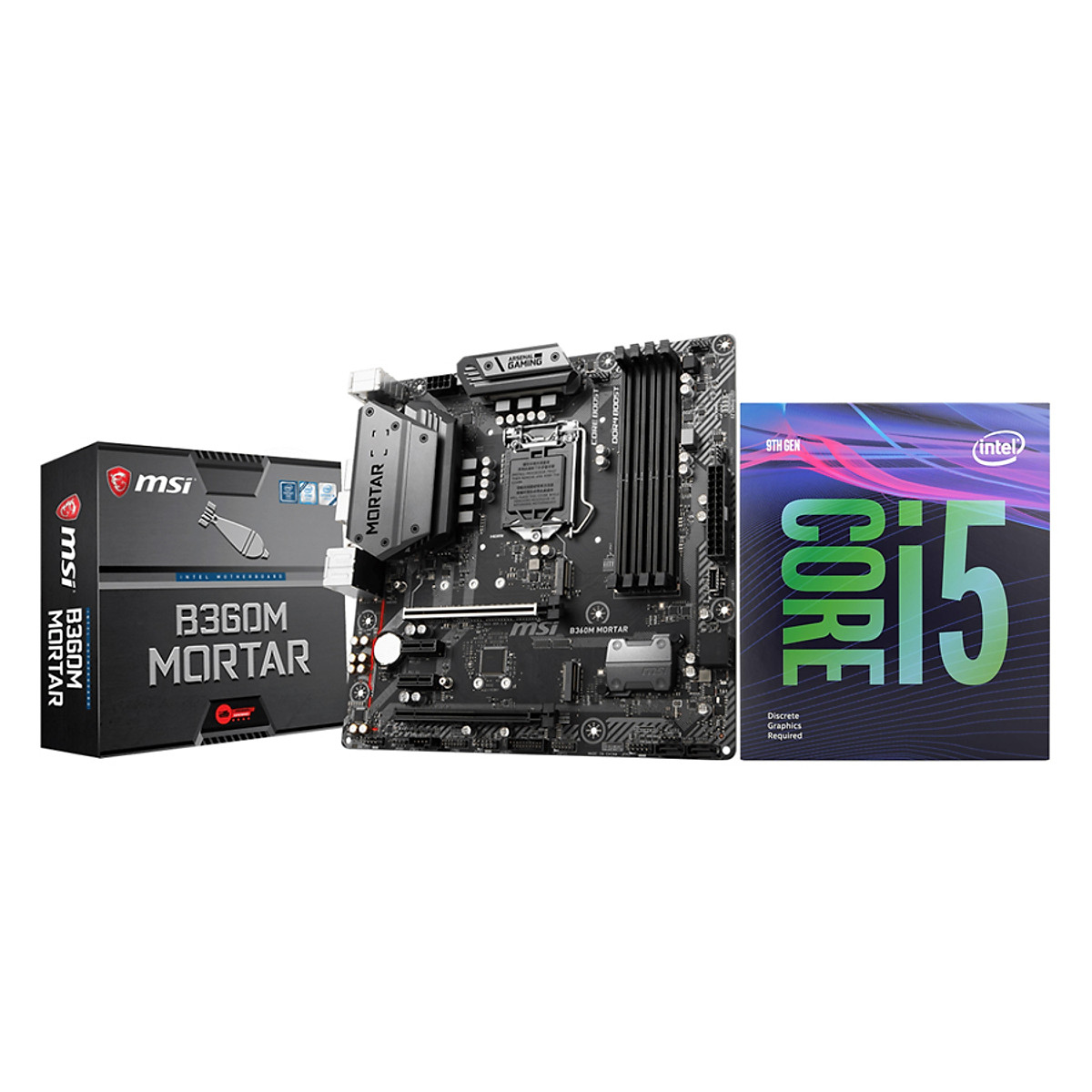 MSI B360M MORTAR マザーボード+intel i5 9400f MSI B360M MORTAR