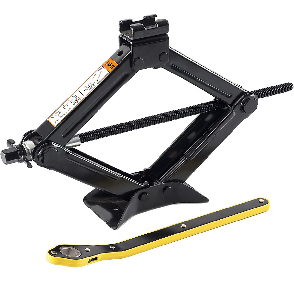 Kích nâng gầm xe ô tô - Kích lốp ô tô chữ A đầu bám xoay 360 độ - Tay siết lực cờ lê tròng tự động, tải trọng 2 Tấn