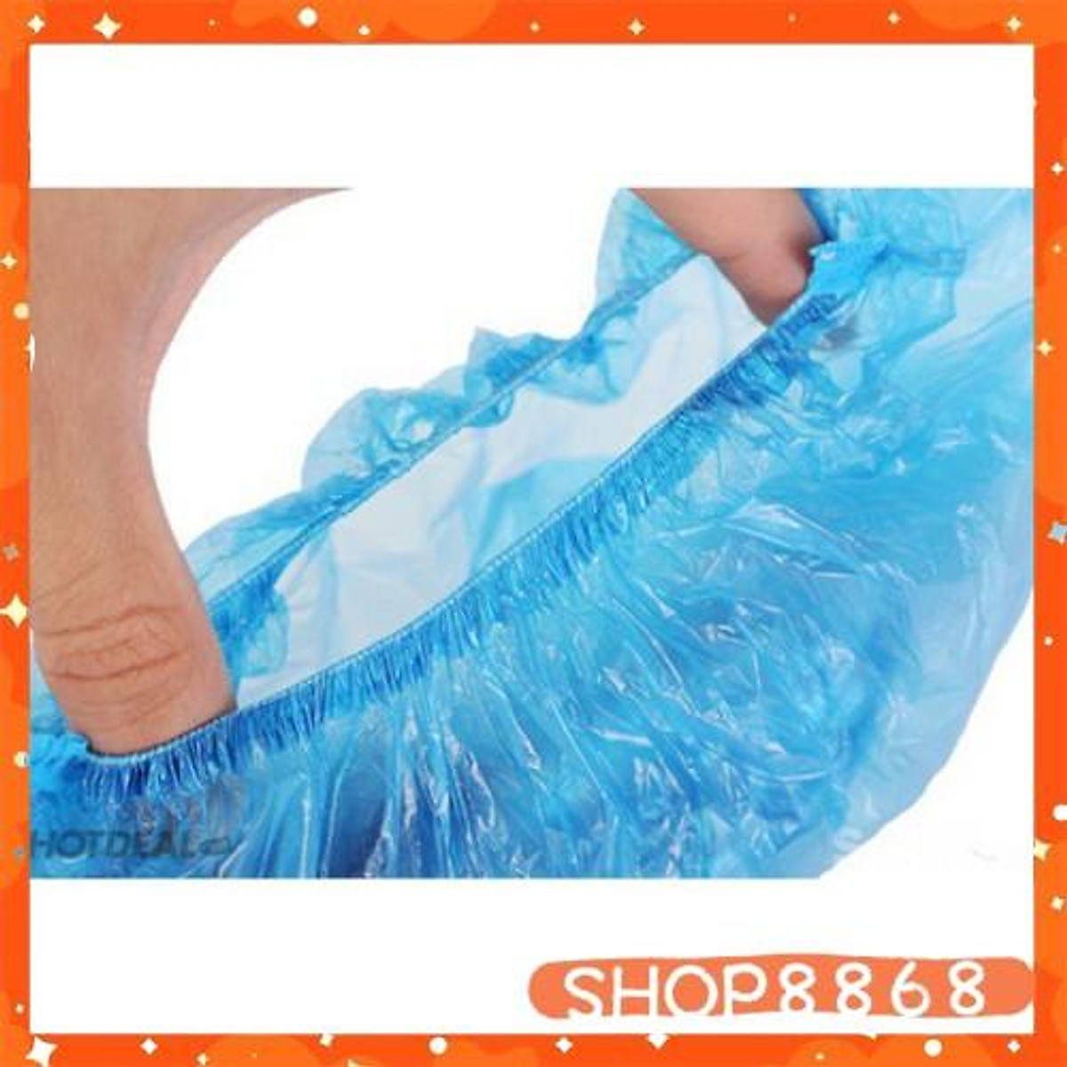 Bọc giày nilon đi mưa chống thấm nước (1 đôi) - shop8868