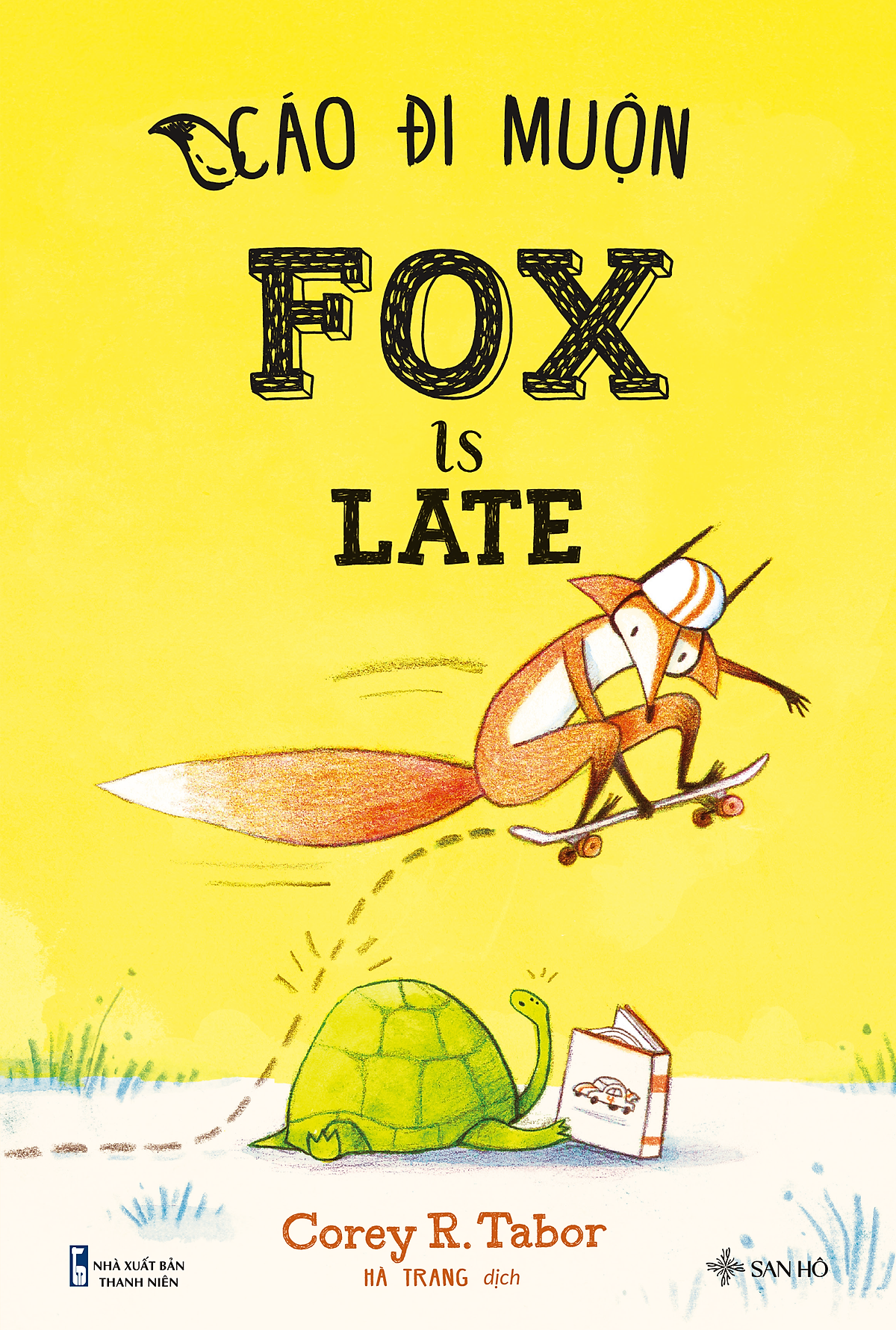 Sách Thiếu Nhi Song Ngữ | Cáo Đi Muộn - Fox is Late | Sách Song Ngữ Cho Bé | San Hô Books.