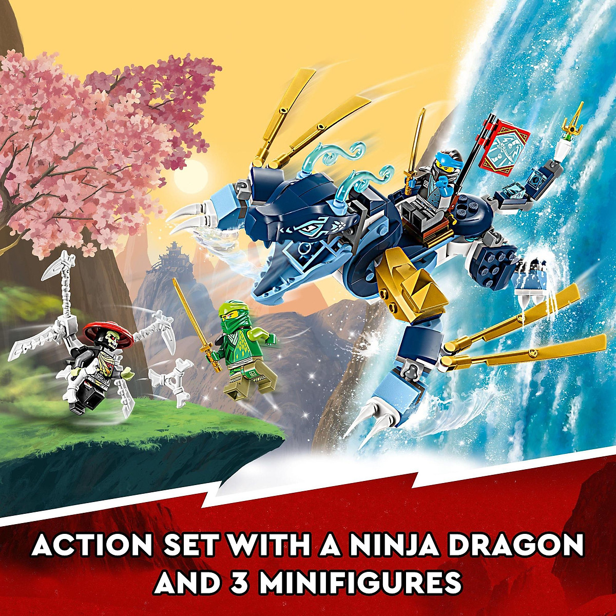 LEGO Ninjago 71800 Rồng Biển Tiến Hóa Của Nya (173 Chi Tiết)