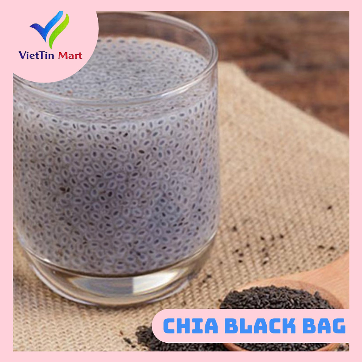 Hạt chia đen BLACK BAG CHIA 500g