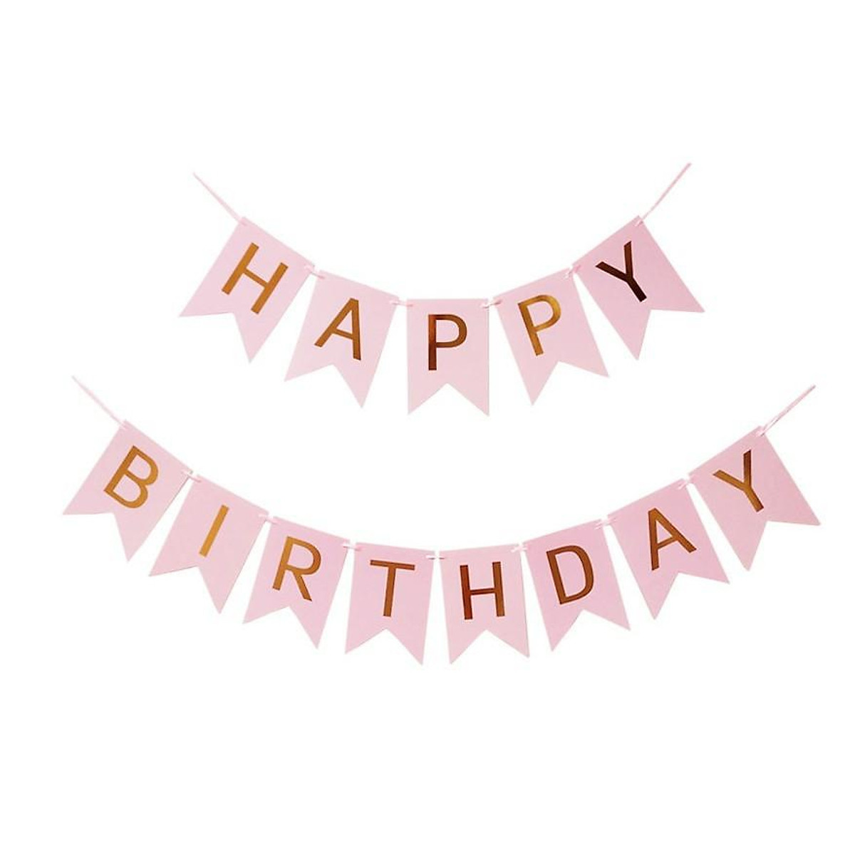 Dây treo Happy Birthday chủ đề khỉ xanh 