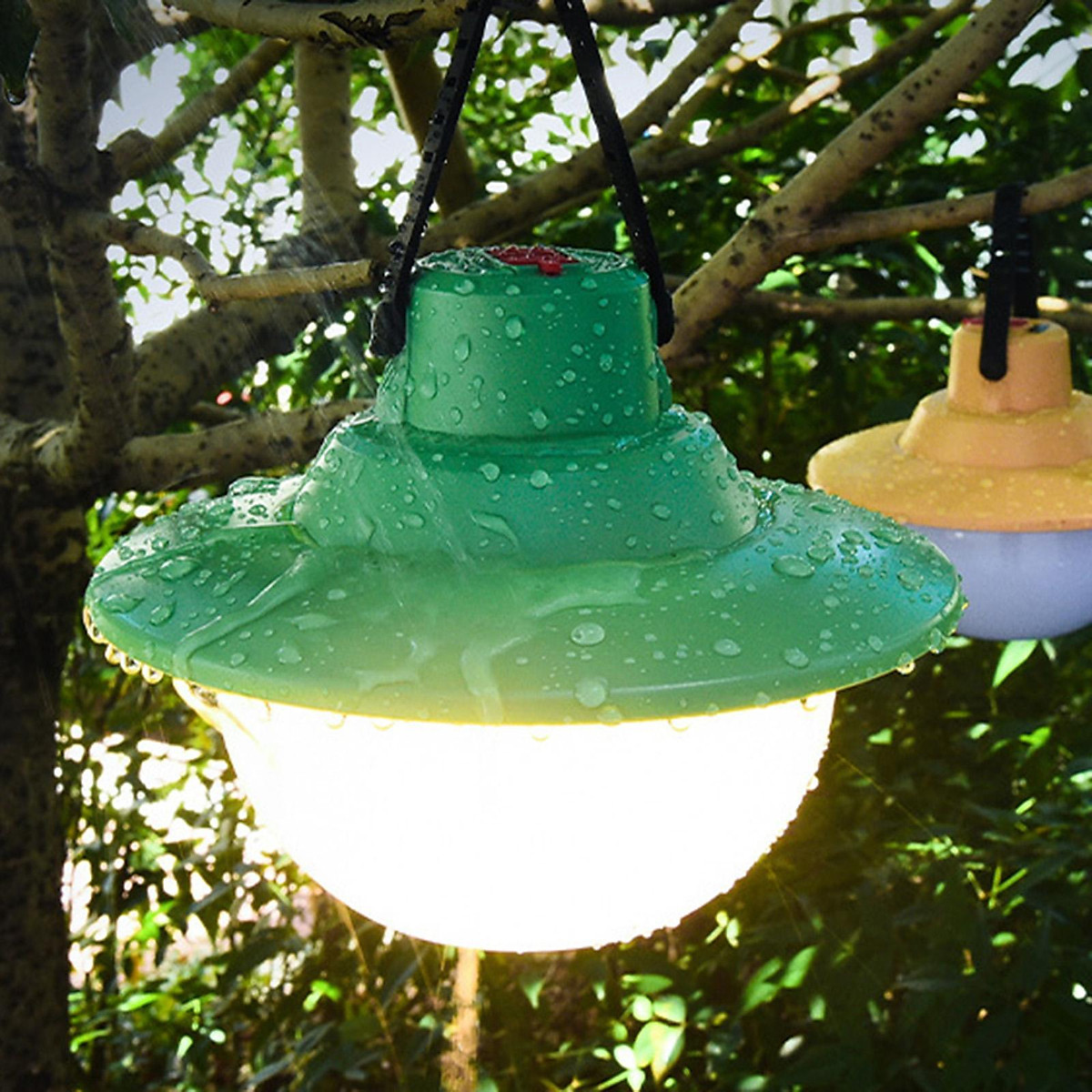 Vintage Style Hanging Camping Lantern Outdoor LED Tent Bedroom ...