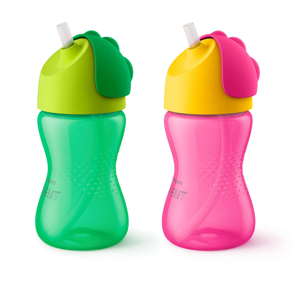 Bình tập uống Philips Avent cho bé 12 tháng - có ống hút - nhựa PP 300ml