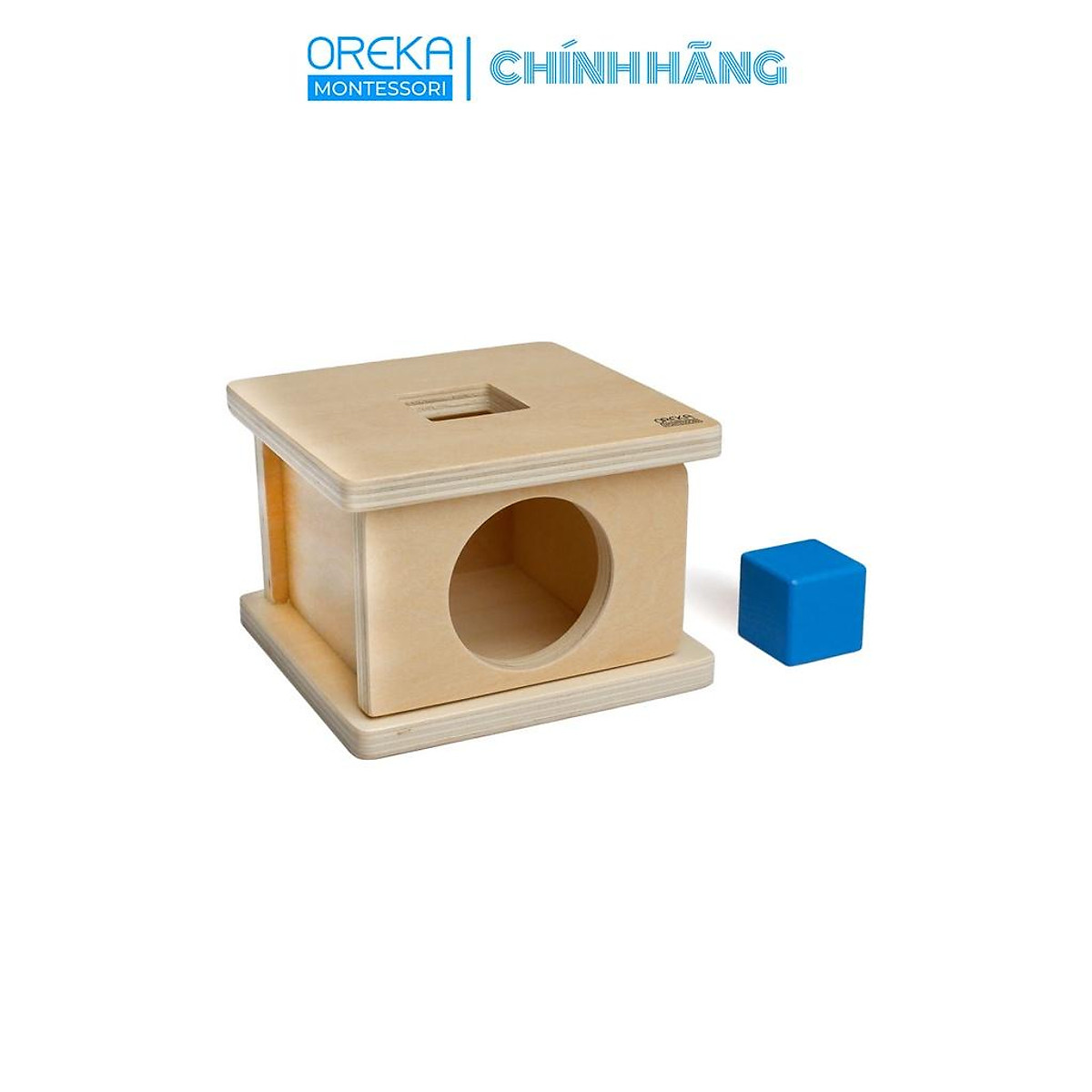 Đồ chơi trẻ em Oreka Montessori Hộp thả Khối lập phương - 0120400