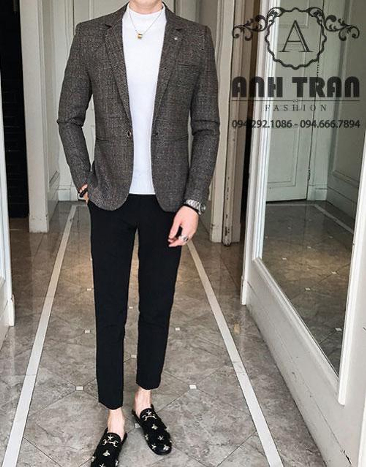 Anh Trần Fashion  Áo vest dạ Nam măng tô áo khoác sơ mi nam Hàn Quốc   Hanoi
