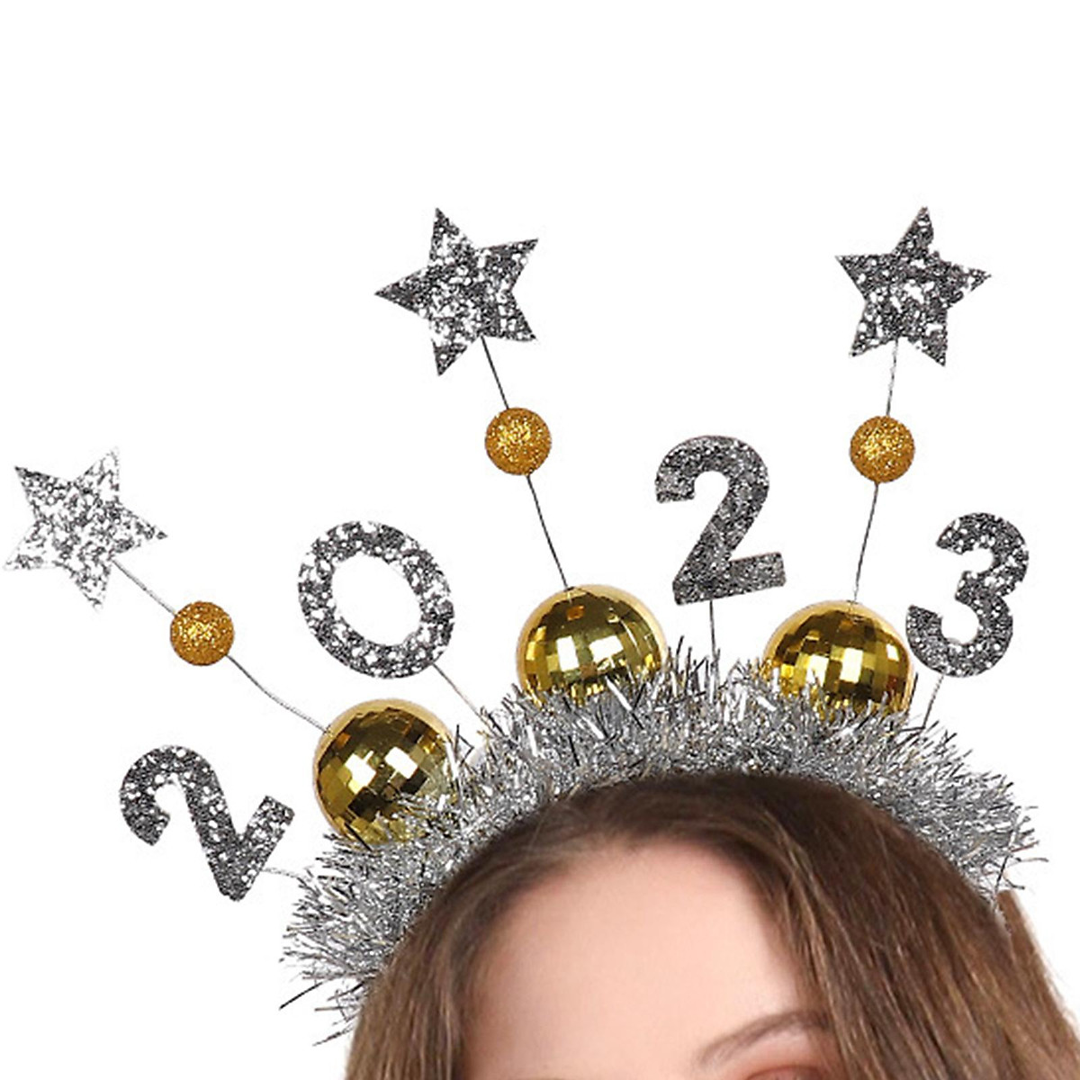 Happy New Year 2023 Headband Tiaras for Photo Props Hair Accessory ...