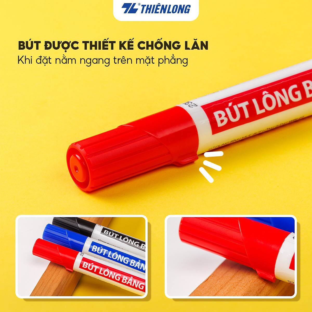 Hộp 10 Bút Lông Bảng Thiên Long WB-03