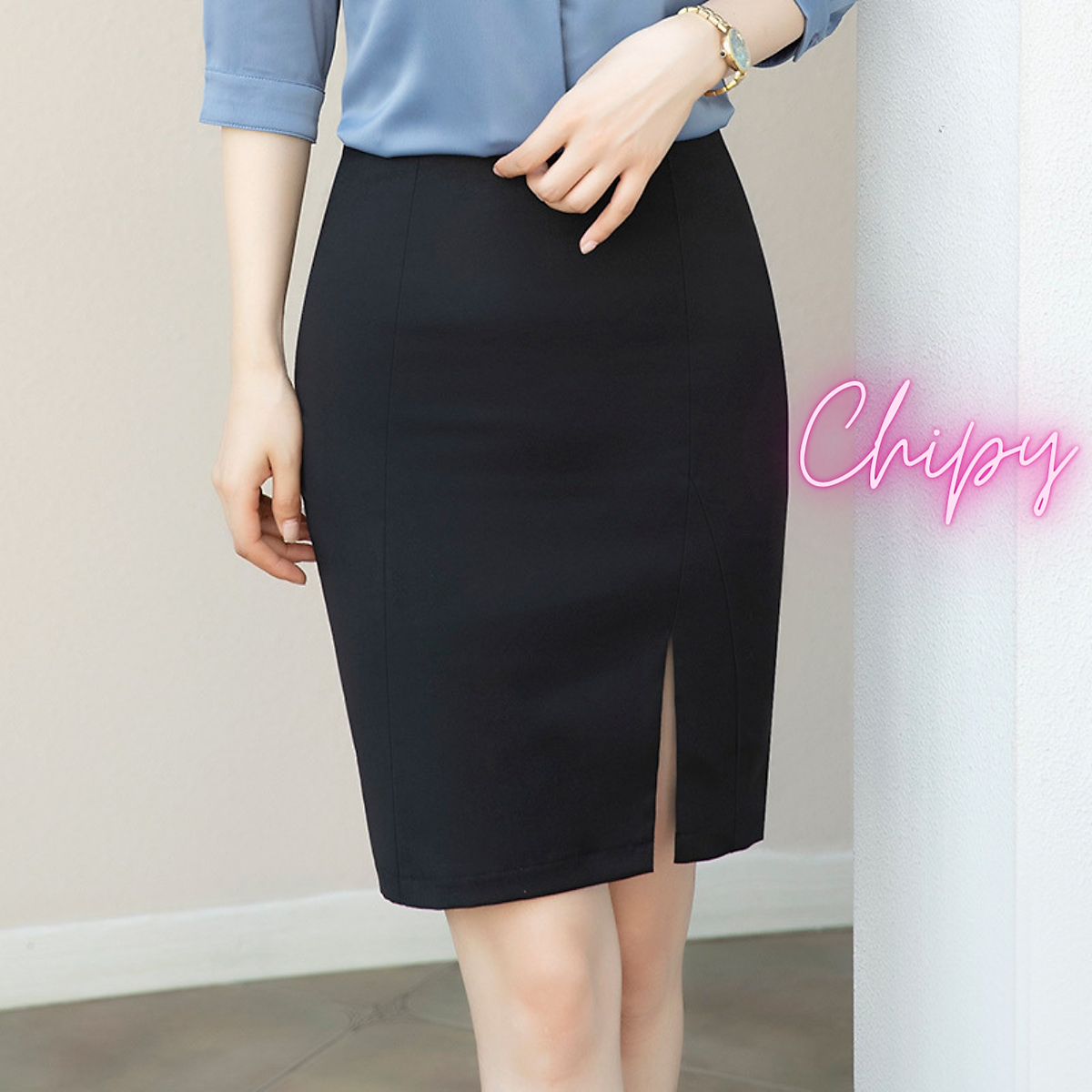 ẢNH THẬT Chân váy suông midi trơn xẻ tà lưng thun Shopee Việt Nam #45 ẢNH THẬT Chân váy suông midi trơn xẻ tà lưng thun Shopee Việt Nam