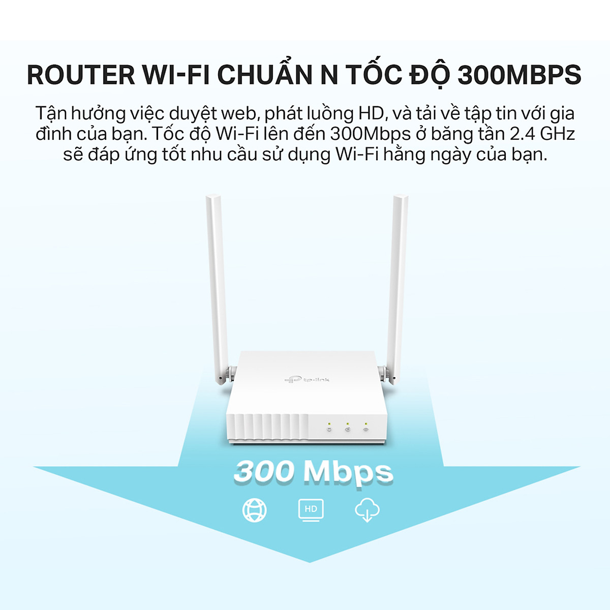 Router Wifi Chuẩn N 300Mbps TP-Link TL-WR844N - Hàng Chính Hãng