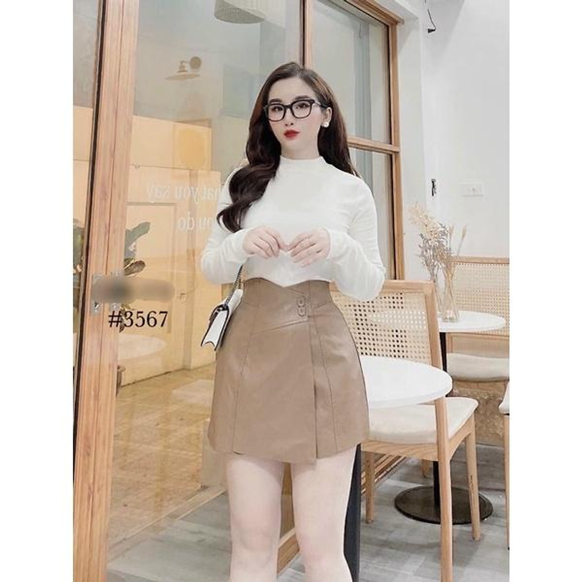 Chan Closet  Chân váy da về 2 màu ạ Màu  kem  đen Chất  Facebook
