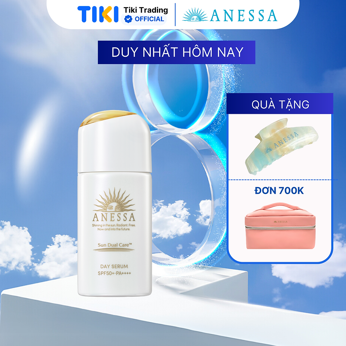 Serum chống nắng dưỡng da nâng tông Anessa Day Serum SPF50+ PA++++ 30ml