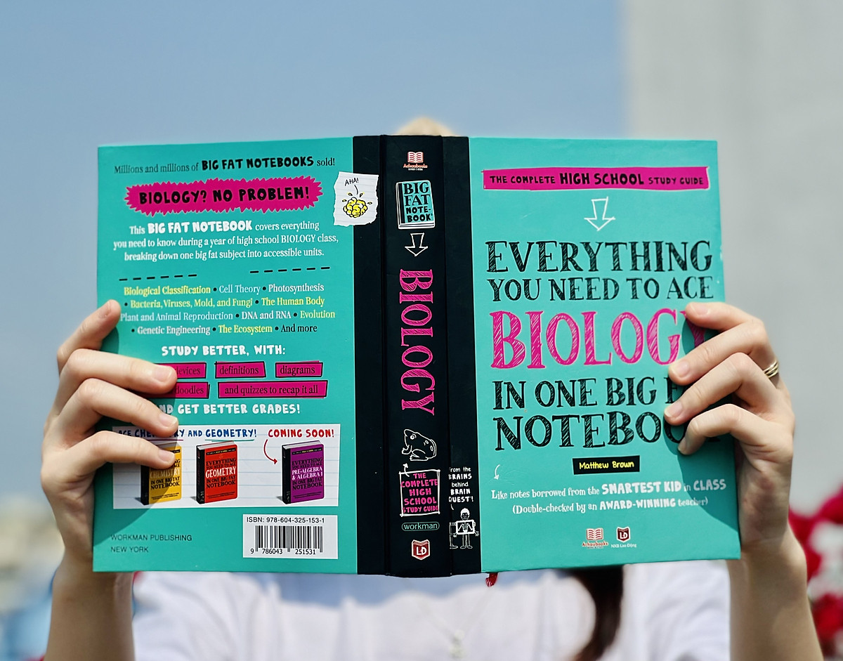 Sách Big Fat Notebooks -Everything you need to ace - Sổ Tay Học Tập Toán Học, Khoa Học, Hóa Học, Hình Học, Đại Số, Khoa Học Máy Tính, Sinh Học ( Bộ 7 cuốn Tiếng Anh ) - Á Châu Books , bìa cứng in màu