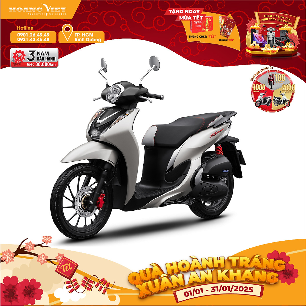 Xe Máy Honda SH Mode 2024 - Phiên Bản Đặc Biệt