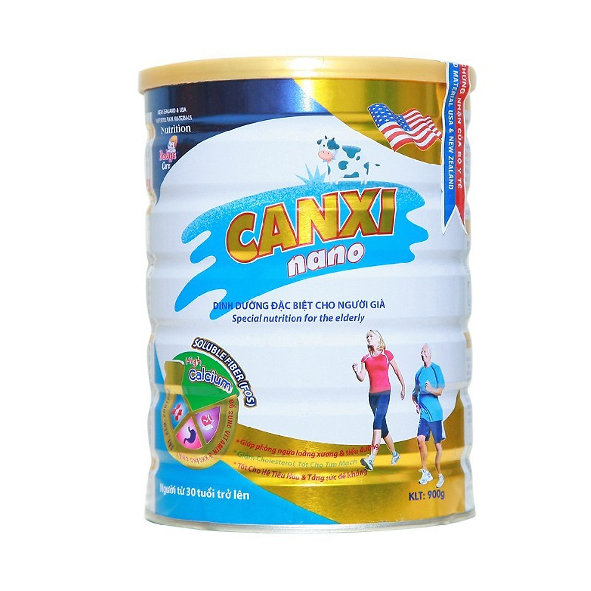 Sữa Bột Babys Care Canxi Nano 900 gam (Từ 25 tuổi) – Xương khỏe – Ngăn ngừa Loãng xương – Bổ sung Nano Canxi – FONTERRA NEW ZEALAND