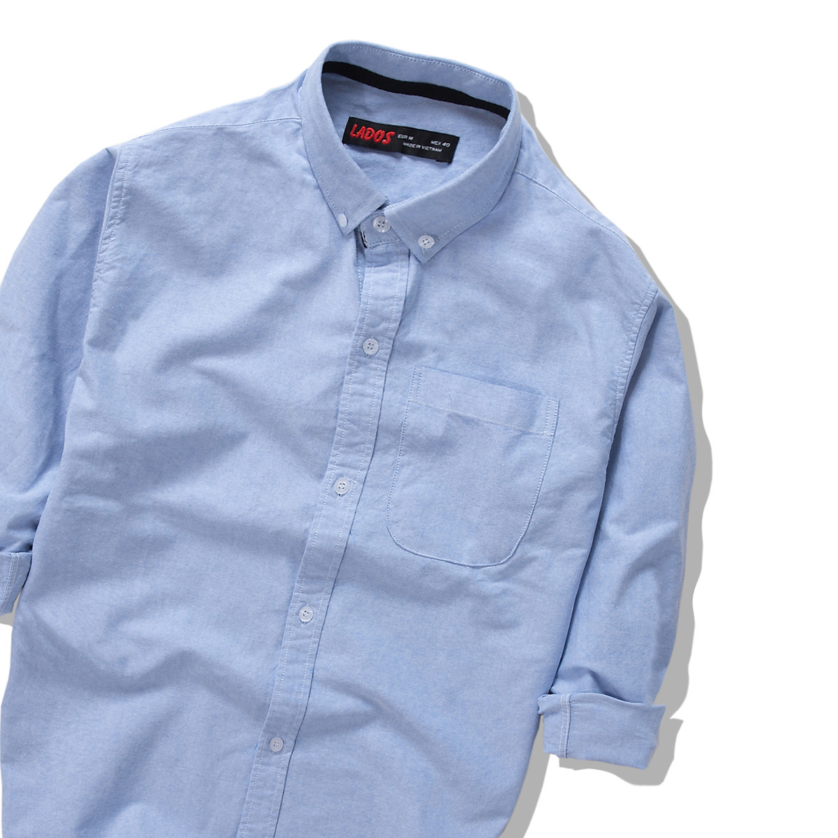 Áo sơ mi nam dài tay có túi LADOS - 8024 chất OXFORD mịn mát form chuẩn Áo Sơ Mi Nam Dài Tay Có Túi Lados - 8024 Chất Oxford Mịn Mát Form Chuẩn