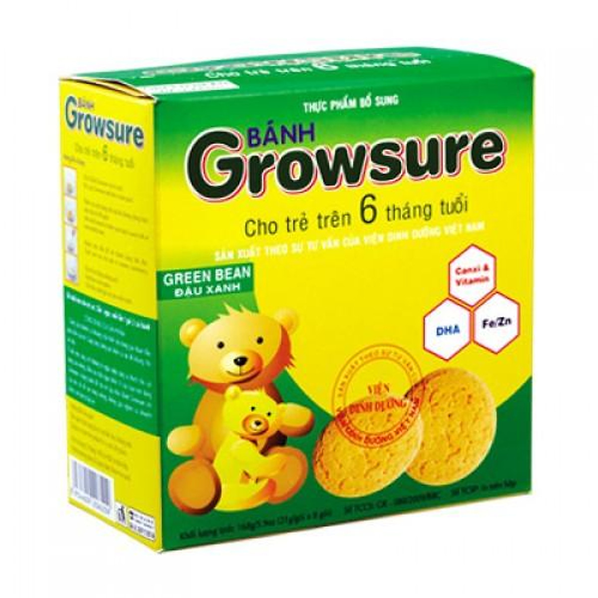 Bánh Ăn Dặm Growsure 168g Bibica