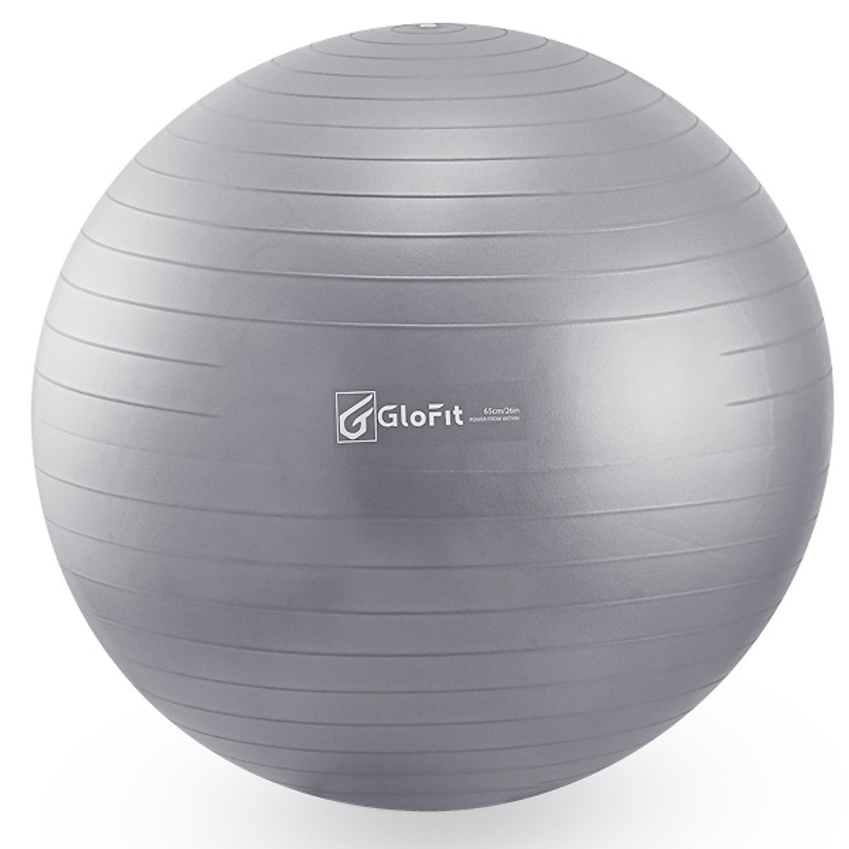 Bóng Tập Yoga - Bóng Tập Thể Hình Glofit GFY001 - Xám (Grey Yoga Ball)