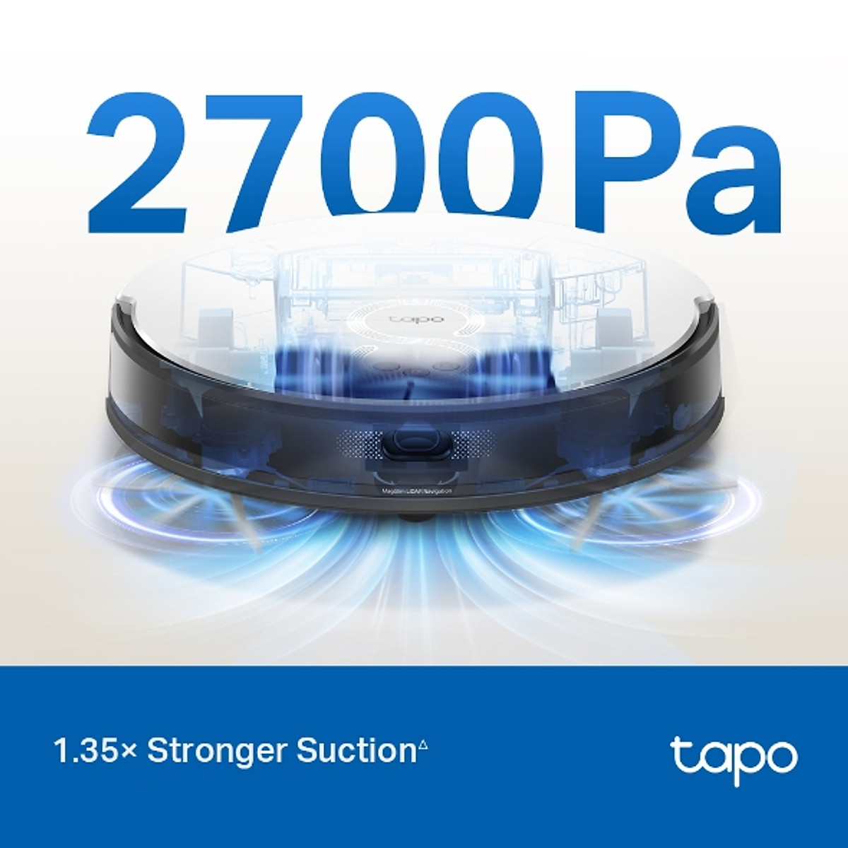 Robot Hút Bụi Và Lau Nhà TP-Link Tapo RV20 Mop / RV20 Mop Plus Điều Hướng LiDar MagSlim - Hàng Chính Hãng