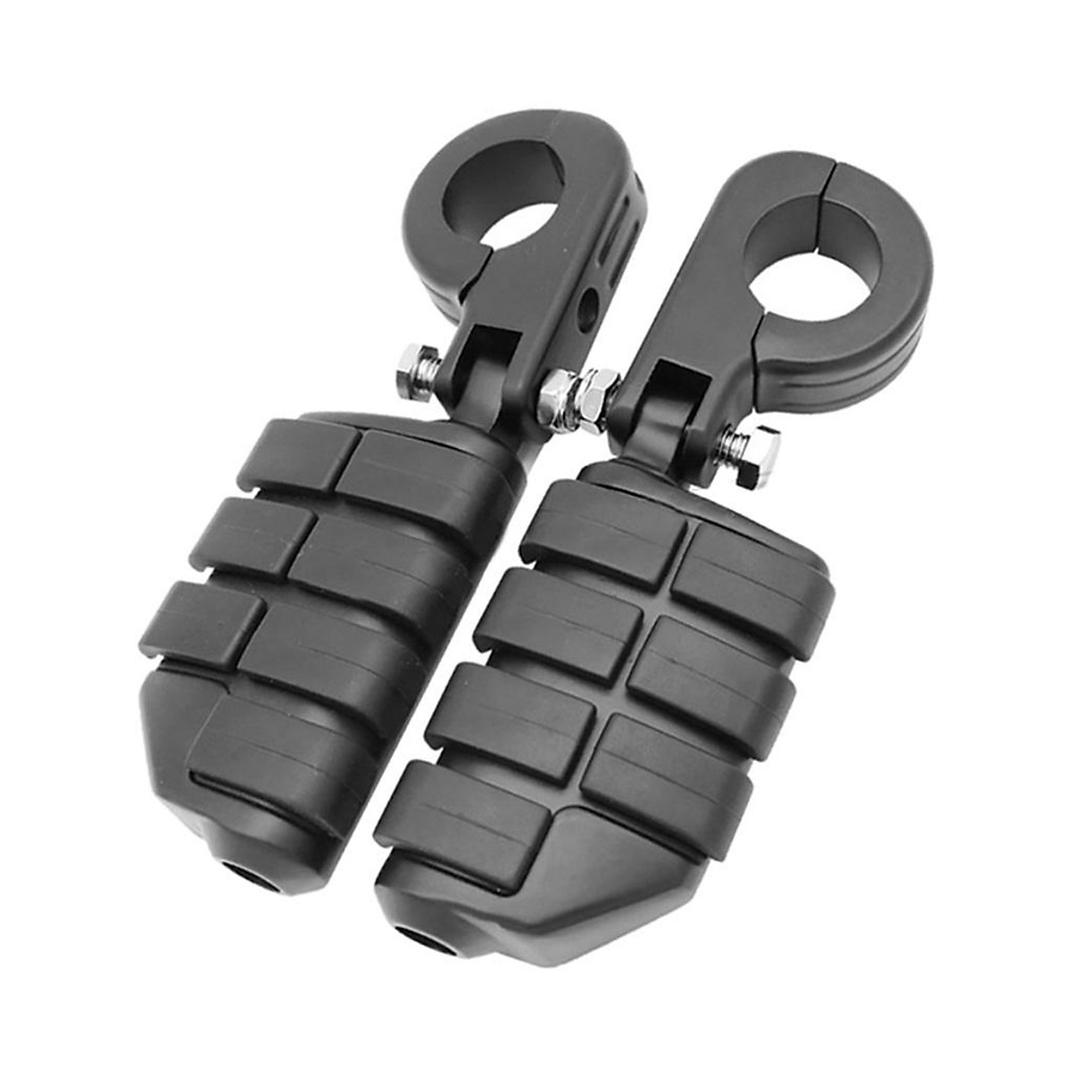 Motorcycle Pedals Foot Pegs w/ Brackets Footrest For Phụ kiện xe máy