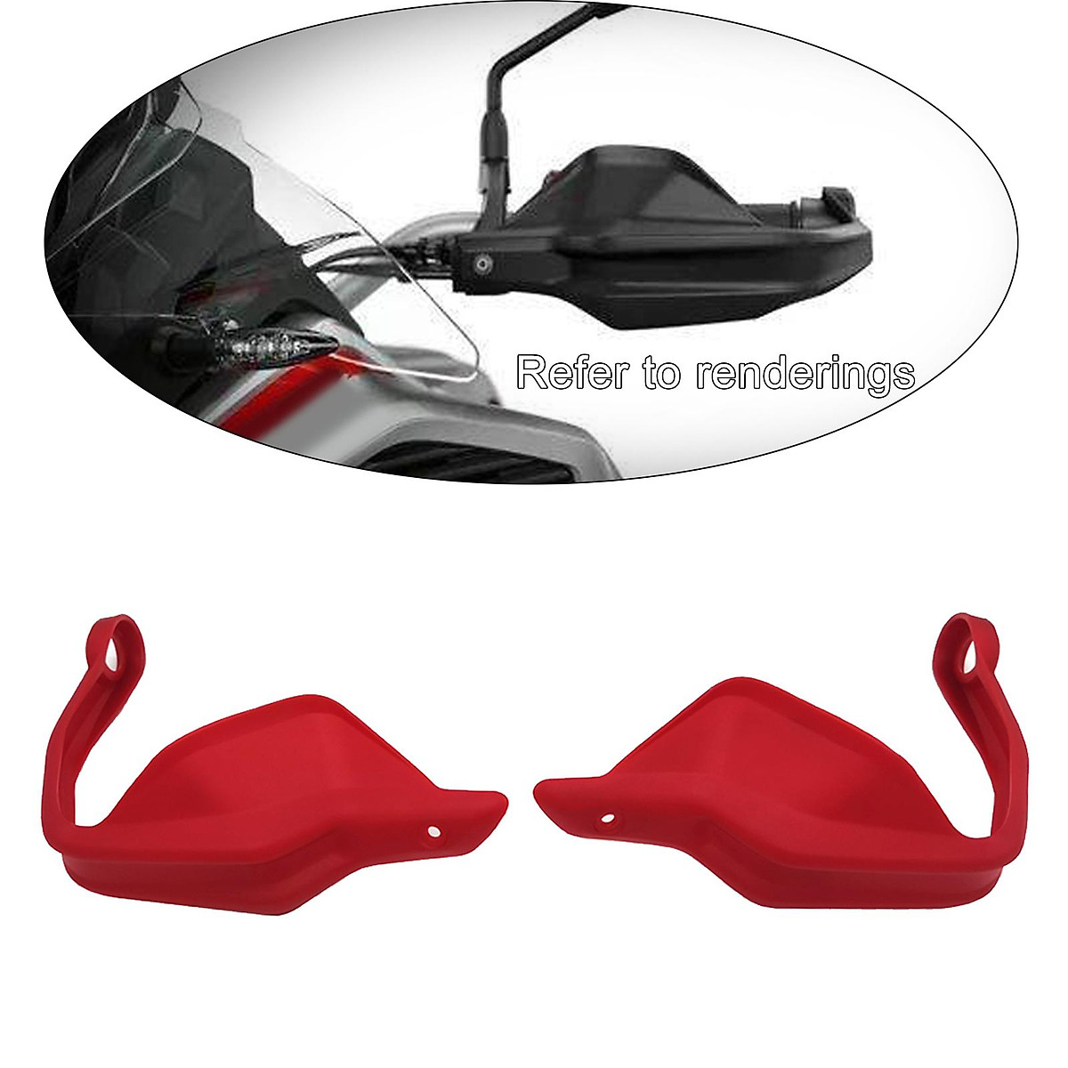 Motorcycles Dirt Bike Handguard for BMW R1200GS LC ADV R1250GS/ADV Red