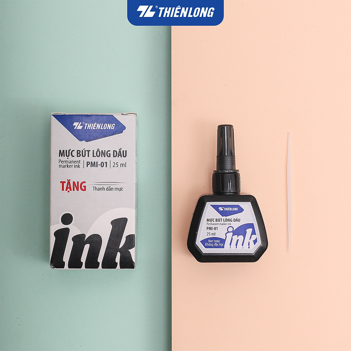 Bộ 6 Mực bút lông dầu Thiên Long PMI-01