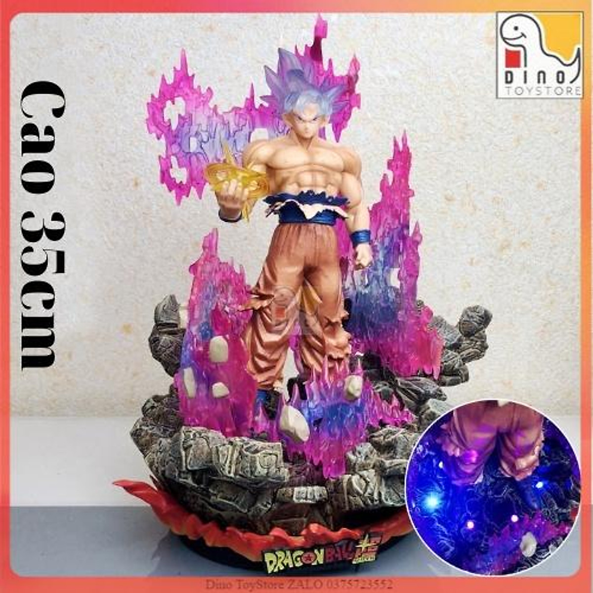 Mô hình Dragon Ball  Set 3 mô hình SonGoku Son Goku SSJ Ultra Instinct bản  năng