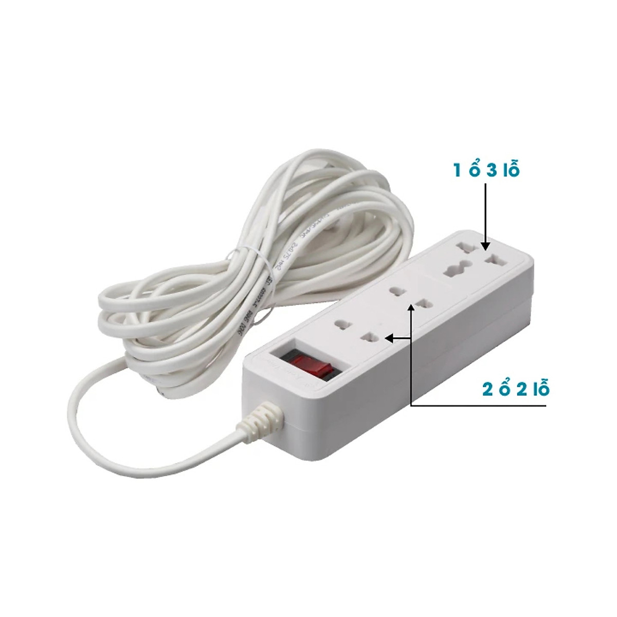 Ổ cắm đa năng OC05.V2 3C/10A
