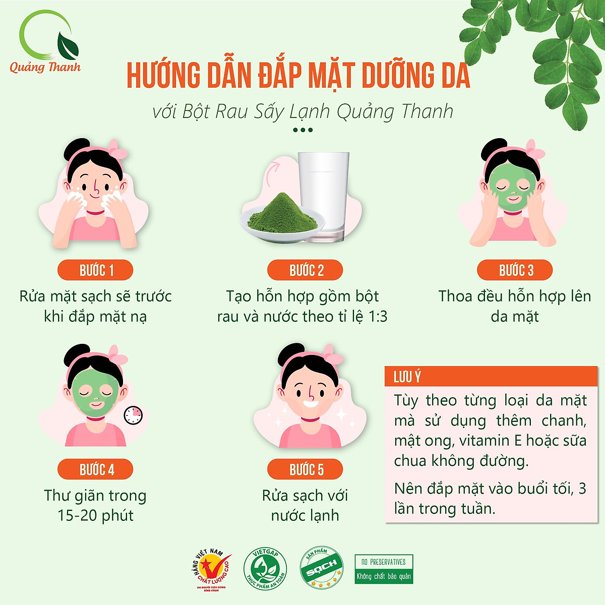 Bột Diếp Cá Sấy Lạnh Nguyên Chất Gói 100gr - Giảm mở, giảm cân, kháng viêm, hỗ trợ trĩ, táo bón