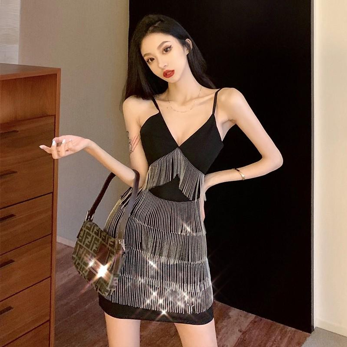VÁY SUÔNG BLING BLING HÀNG CC si 224k1 chiếc