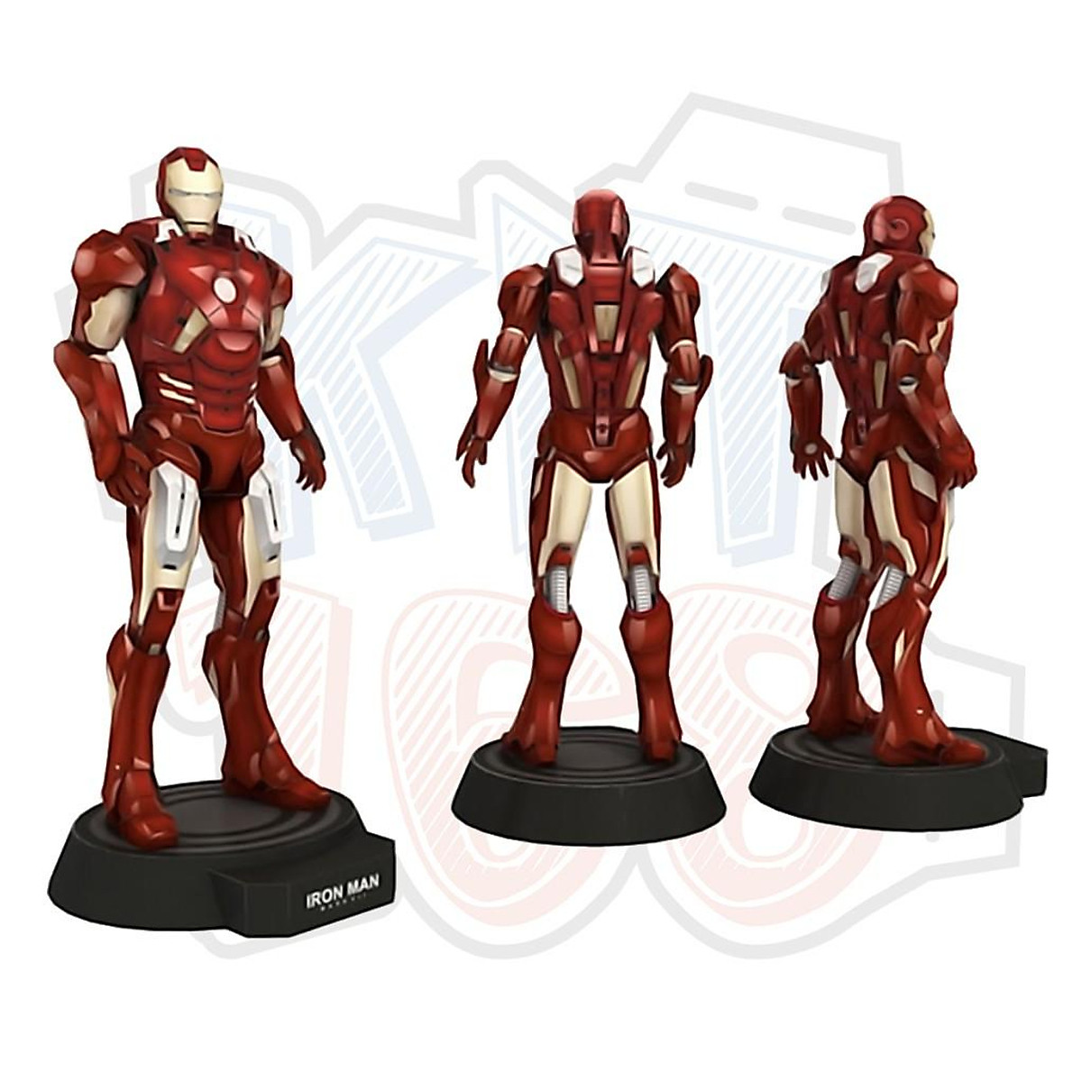 Mô hình ZD Toys Chính hãng Iron man Mark 42  Gundam